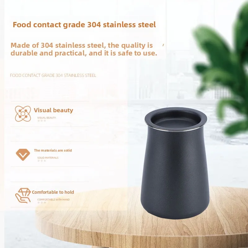 Factory wholesale stainless steel coffee sifter, hand brewed coffee powder filter, coffee grinder, powder cup holder