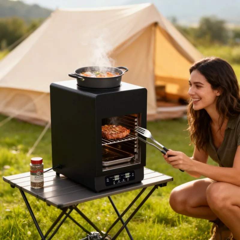 Manufacturer Portable Stainless Steel Toast Versatile Roast Fired Convection Cookers with Electric Oven