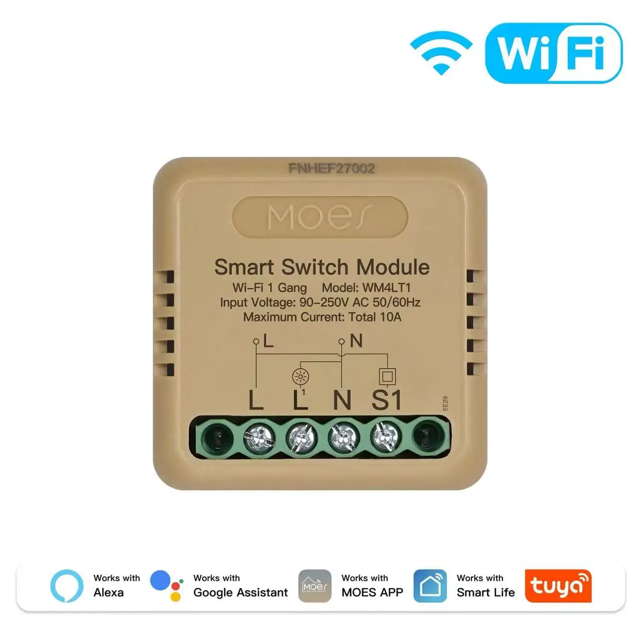WiFi Graffiti Smart timer switch APP remote control switch zero live connection 10A current voice control