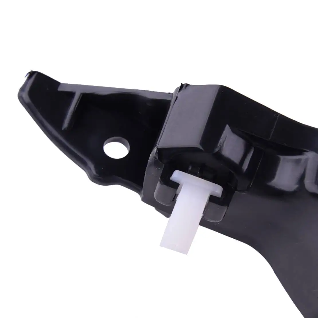 86513-F2000 86514-F2000 1 คู่ด้านหน้าซ้ายและขวากันชน Fender Retainer Bracket ABS สีดํา Fit สําหรับ Hyundai Elantra 2017 2018