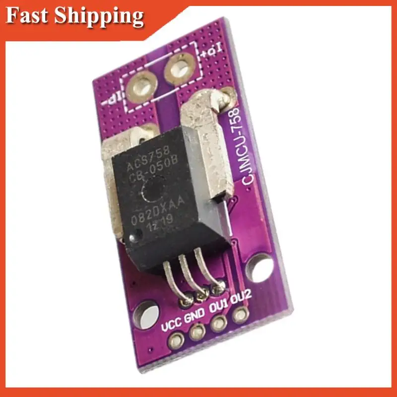 Wydajny MCU-758 ACS758LCB-050B-PFF-T 50A Moduł liniowego czujnika prądu Halla do precyzyjnych pomiarów