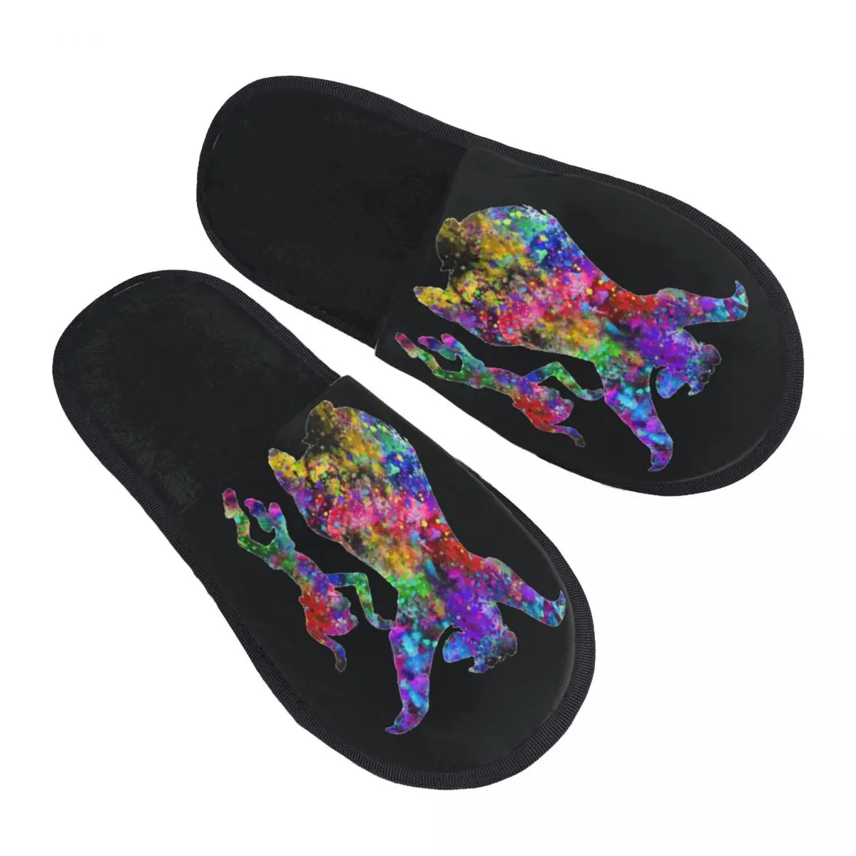 

Custom The Jungle Book Baloo House Slippers Women Comfy Memory Foam Slip On Hotel Slipper Shoes