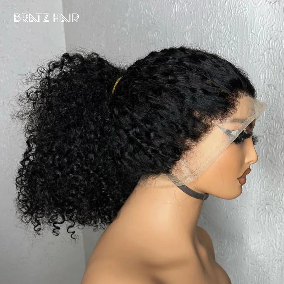 

360 Full Lace Wigs Human Hair 200% Density Deep Curly 13x6 13x4 Lace Frontal Wigs Pre Plucked Natural Black 4x4 Lace Closure Wig