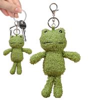 Cartoon for Frog Toy Plush Keychain Decoration Kindergarten Gift Giveaway Teacher Student Award for Boys Girls