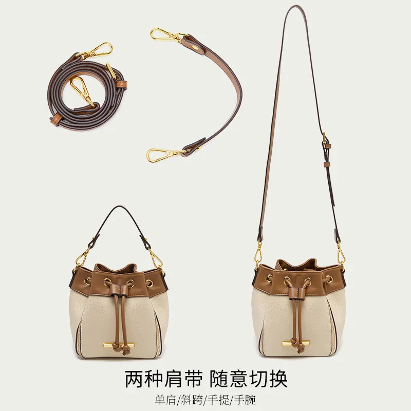 2023 Designer New Fashion Female Shoulder Cross Body Bags Cowhide Short Handle bag Genuine Leather Women Small Bucket Bags