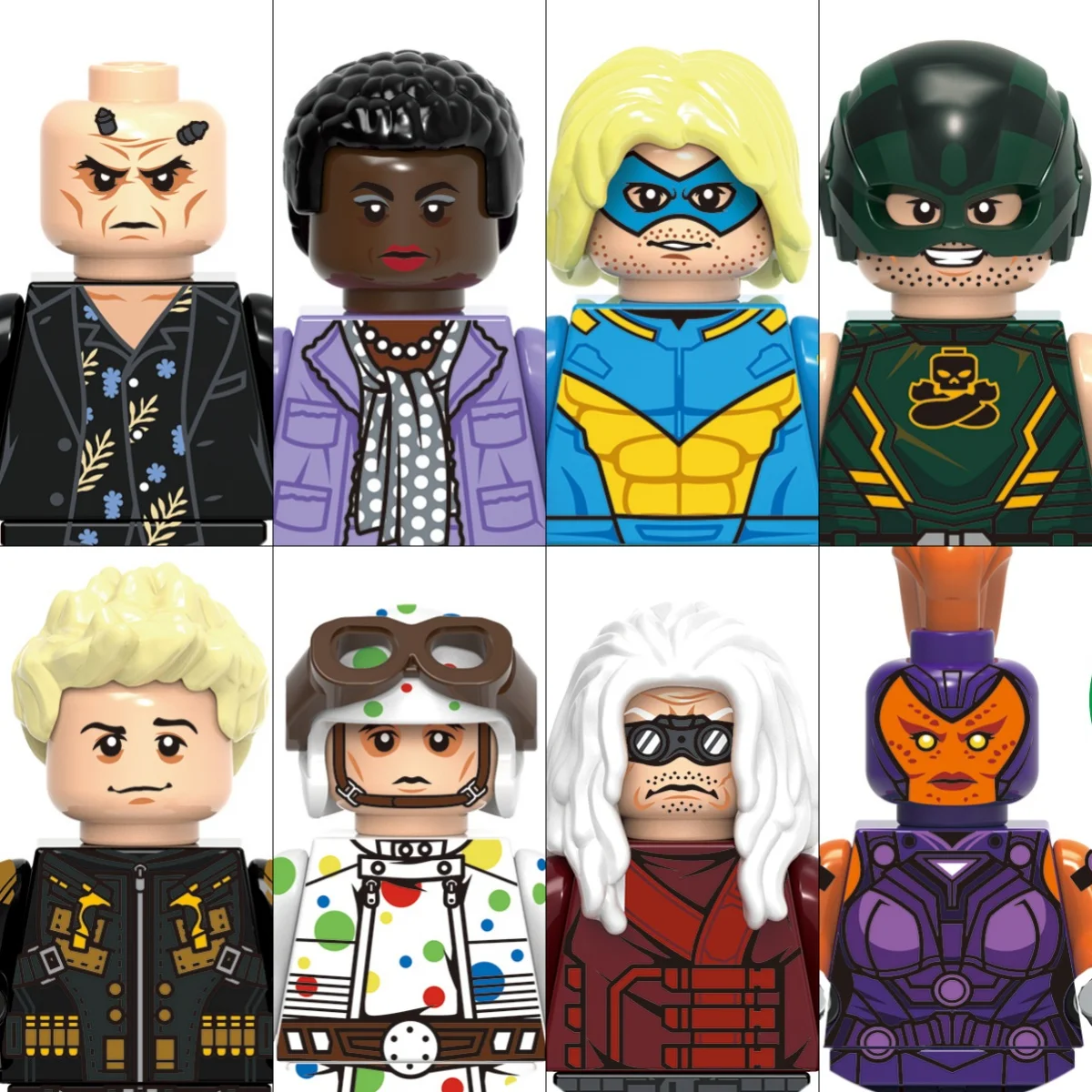 

Superhero Building blocks Mini Action Figures Children's Party gifts Brick toy Amanda Waller Thinker Savant Mongul