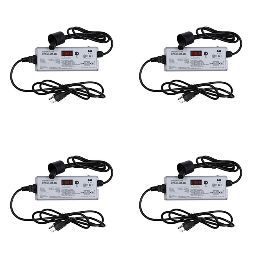 

QUA-EBS51-425-40L 110-240V 20-40W Electronic Ballast for 6-12GPM UV Water Sterilizer with Lamp Rated Life 365 Days