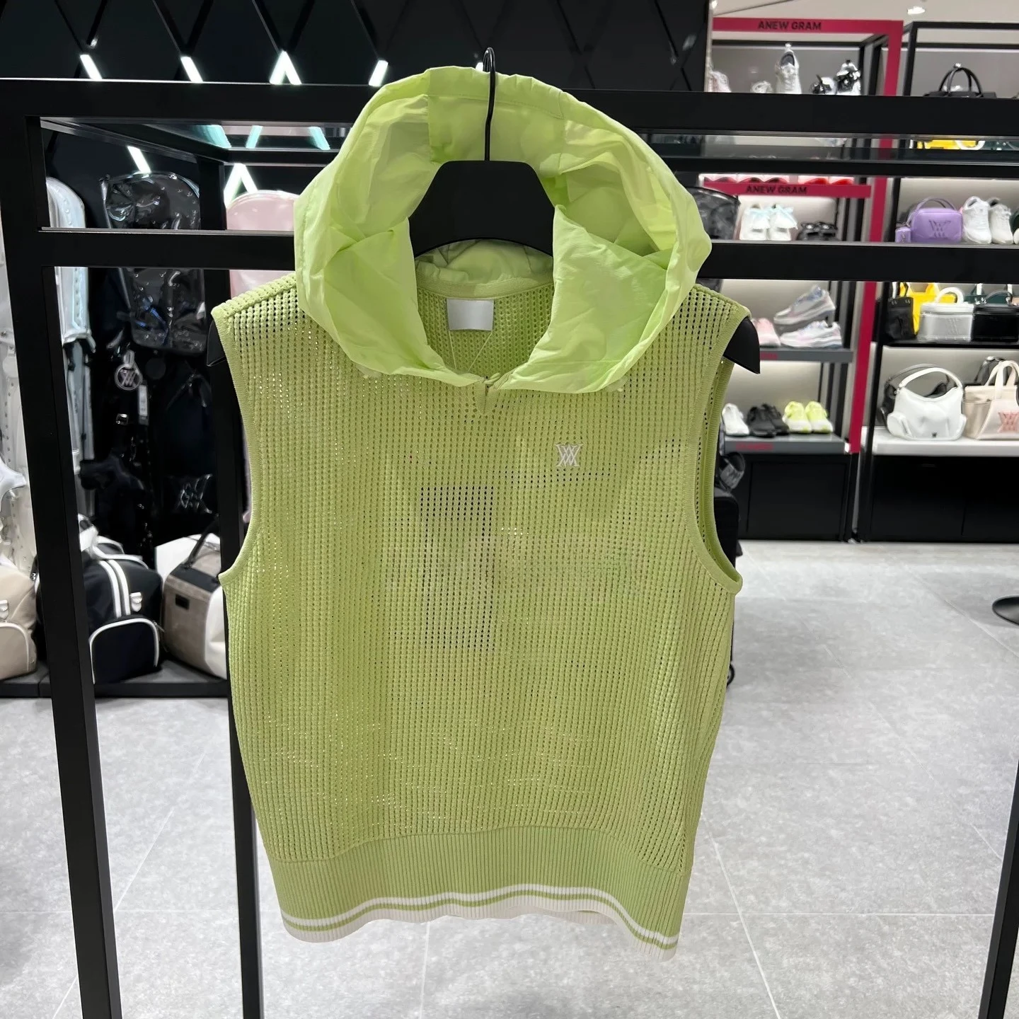 Women's Golf Vest 2026 Summer New Korean Style Hooded Sleeveless Cooling Knit Casual Versatile Stretch Quick-Dry Soft Polyester