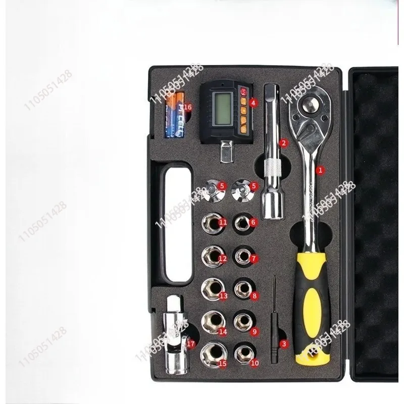 Digital torque meter with ratchet wrench and mini torque detection for torque measurement