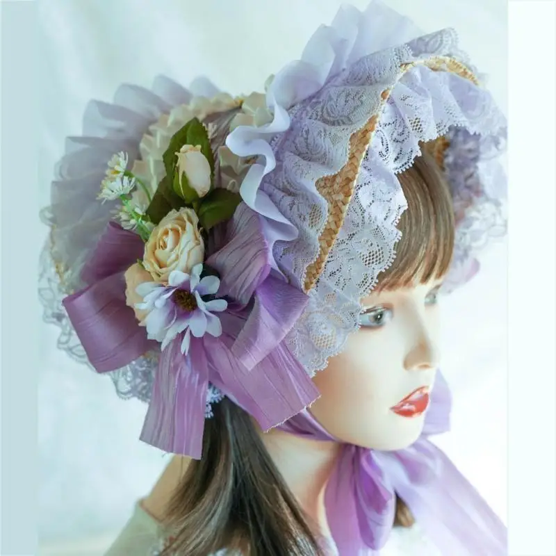 39bd-elegant-rose-lace-sunhat-breathable-hat-summer-tea-party-holiday-vacation-decors-western-courtly-vintage-hat