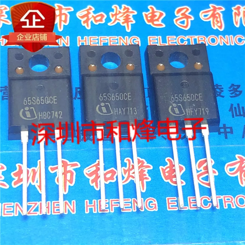 Bộ 5-10 Chiếc IPA65R650CE 65S650CE TO-220F N10A 650V MOS Bản Gốc Trên Cổ