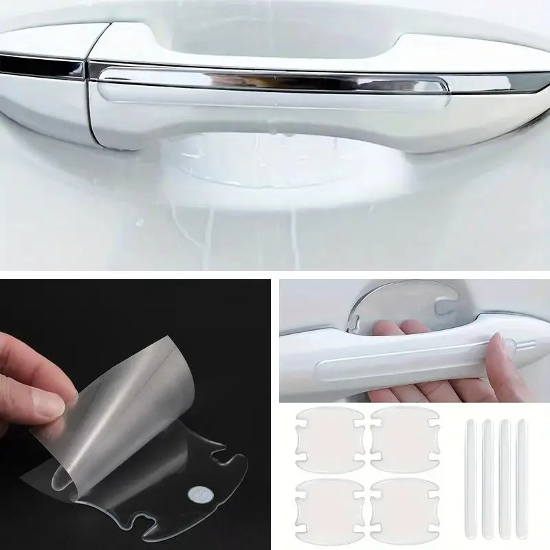 For Chery Omoda 5 Tiggo 7 Pro Tiggo 8 Pro Jaecoo J7 J8 8Pcs Door Handle Bowl Sticker Anti Scratch Transparent Protector Exterior
