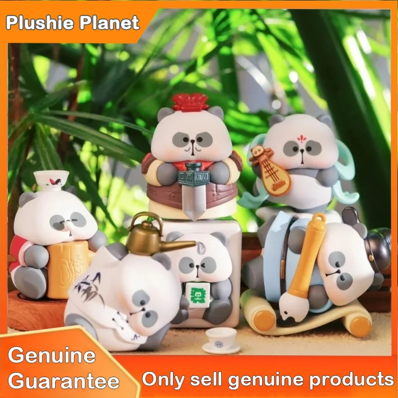 

Mr.Pa National Essence Travel Notes Series Blind Box Cute Panda Mystery Box Toys Cute Anime Figure Doll Desktop Toys