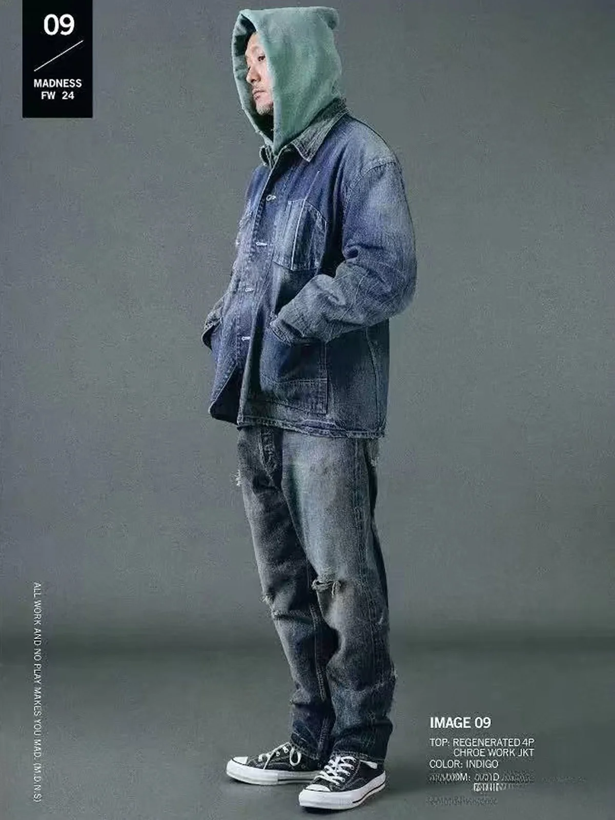 

Японские джинсовые брюки MADN с талией, молодежные винтажные длинные джинсы из хлопка, 00% износостойкие прямые брюки-трубы