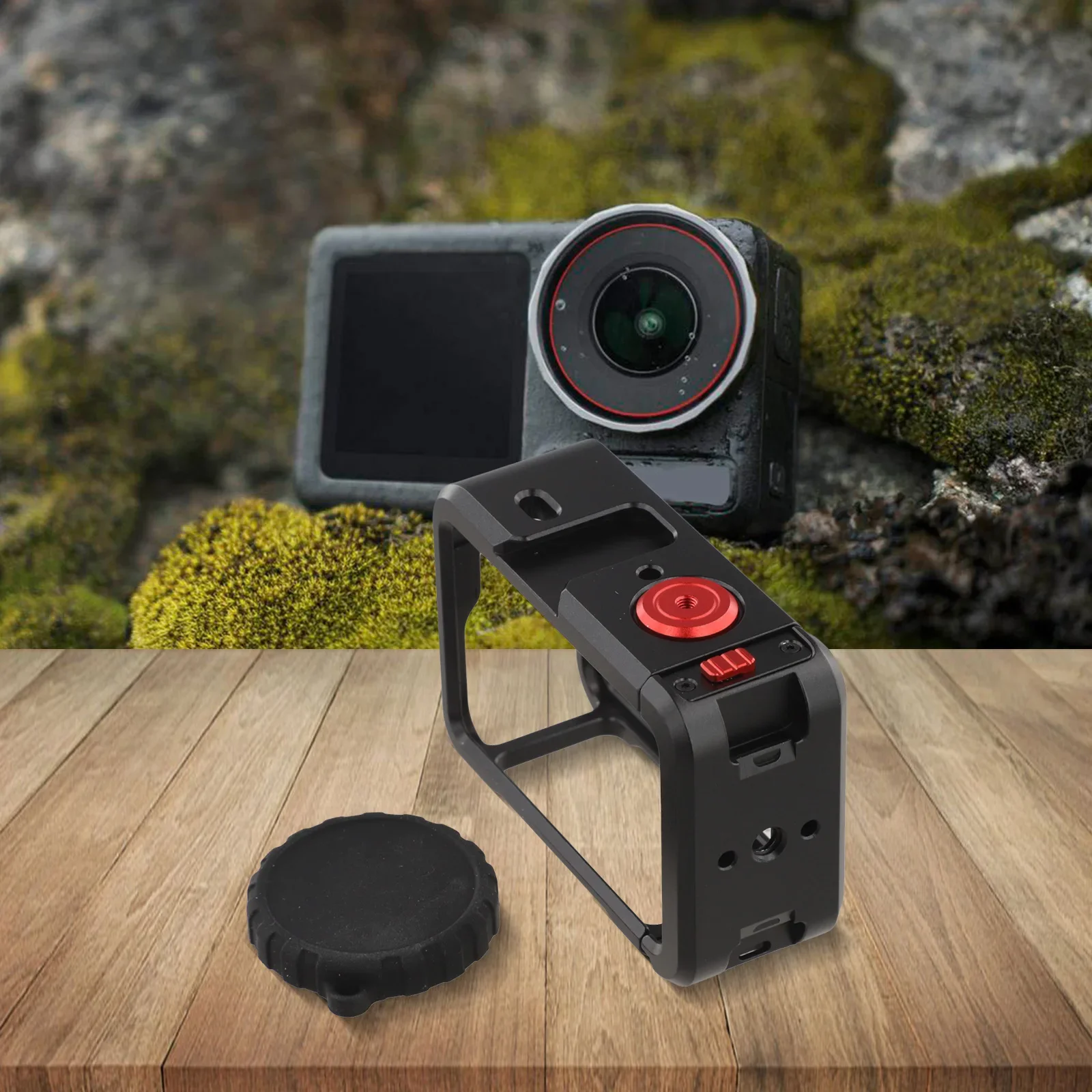

Алюминиевая защитная рамка-клетка для камеры DJI Action 6, крепление для экшн-камеры, аксессуары для фотосъемки