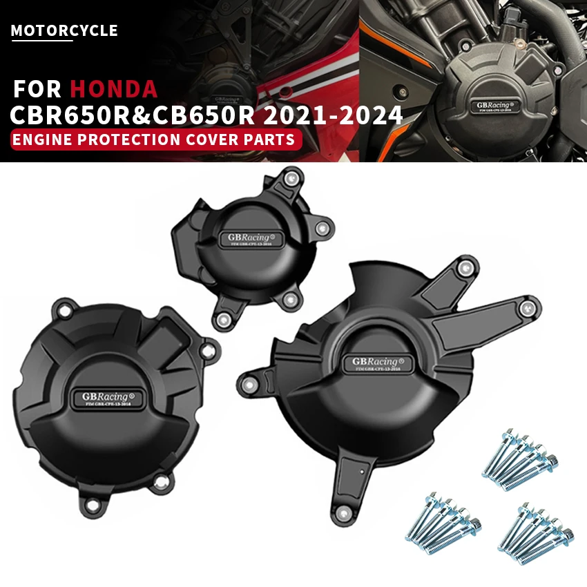 GB Racing CBR650R CB650R Motorcycles Engine cover Protection case For HONDA CBR CB 650 R 2021-2024 Modified Accessories