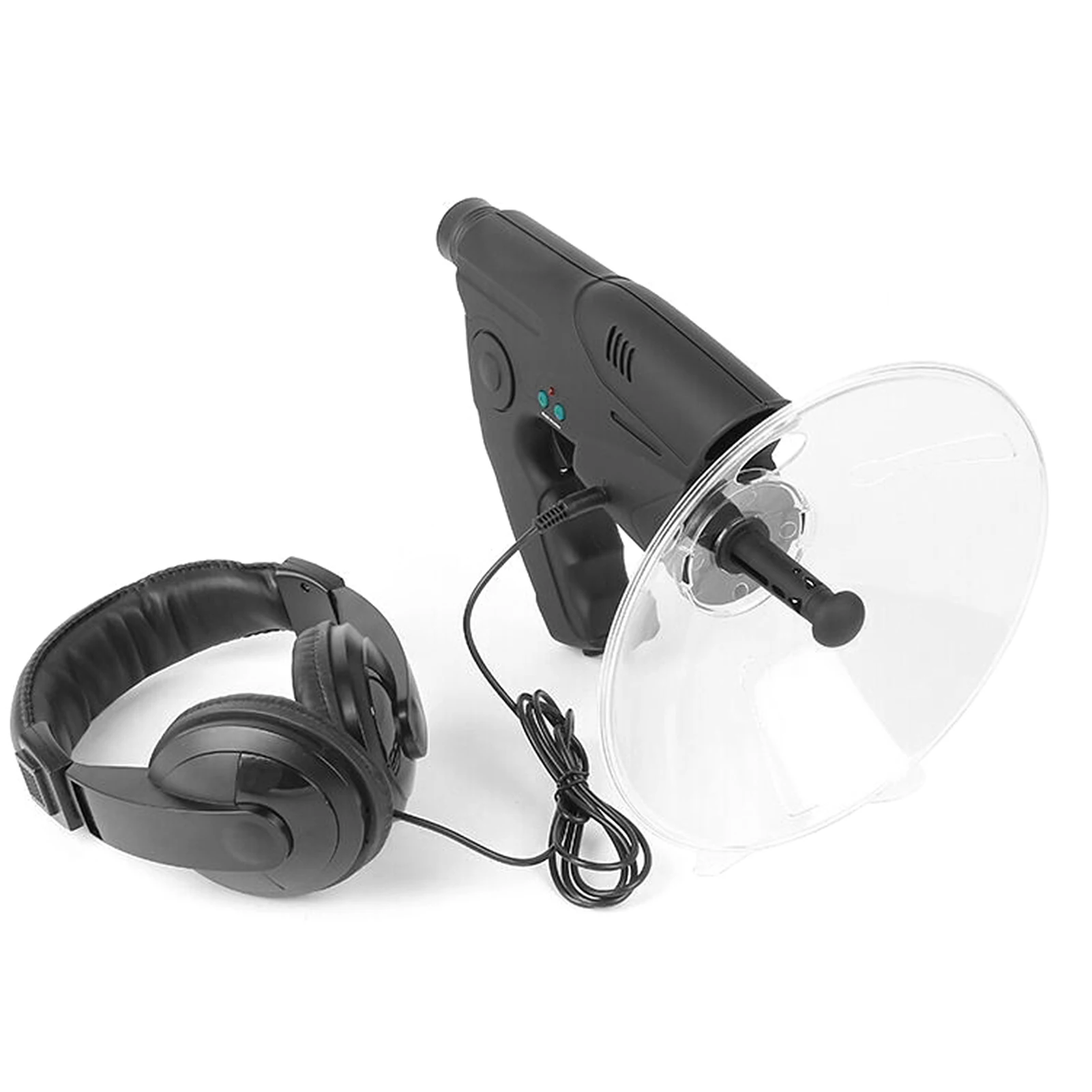 

Parabolic Sound Collecting Dish 8X Monocular with Headphone Sound Amplifier Listening Device for Long Distance Birdwatching