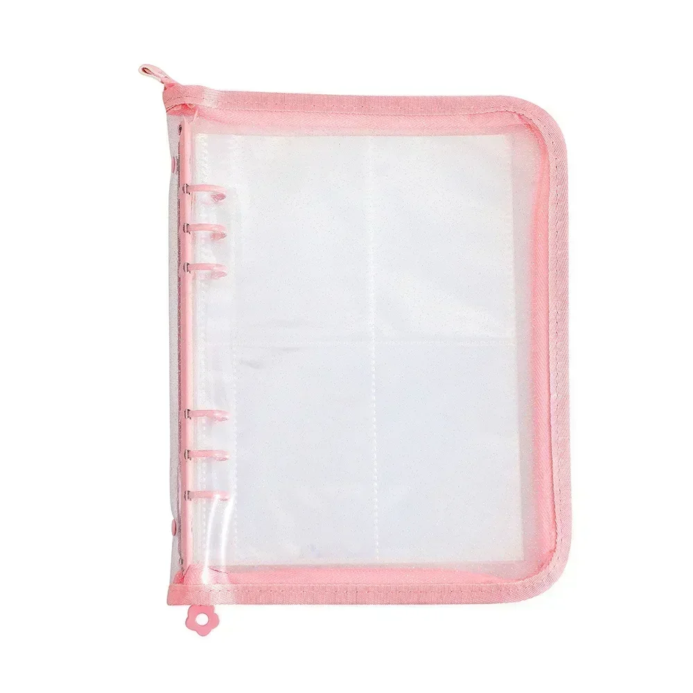 A5 Laser Star Zipper Binder Organizer