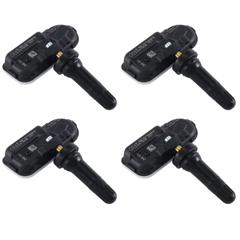 

Well 4Pcs Tpms Car Tire Pressure Monitoring Sensor For Jeep Dodge Ram 1500 2500 2014-2018 68157568Aa