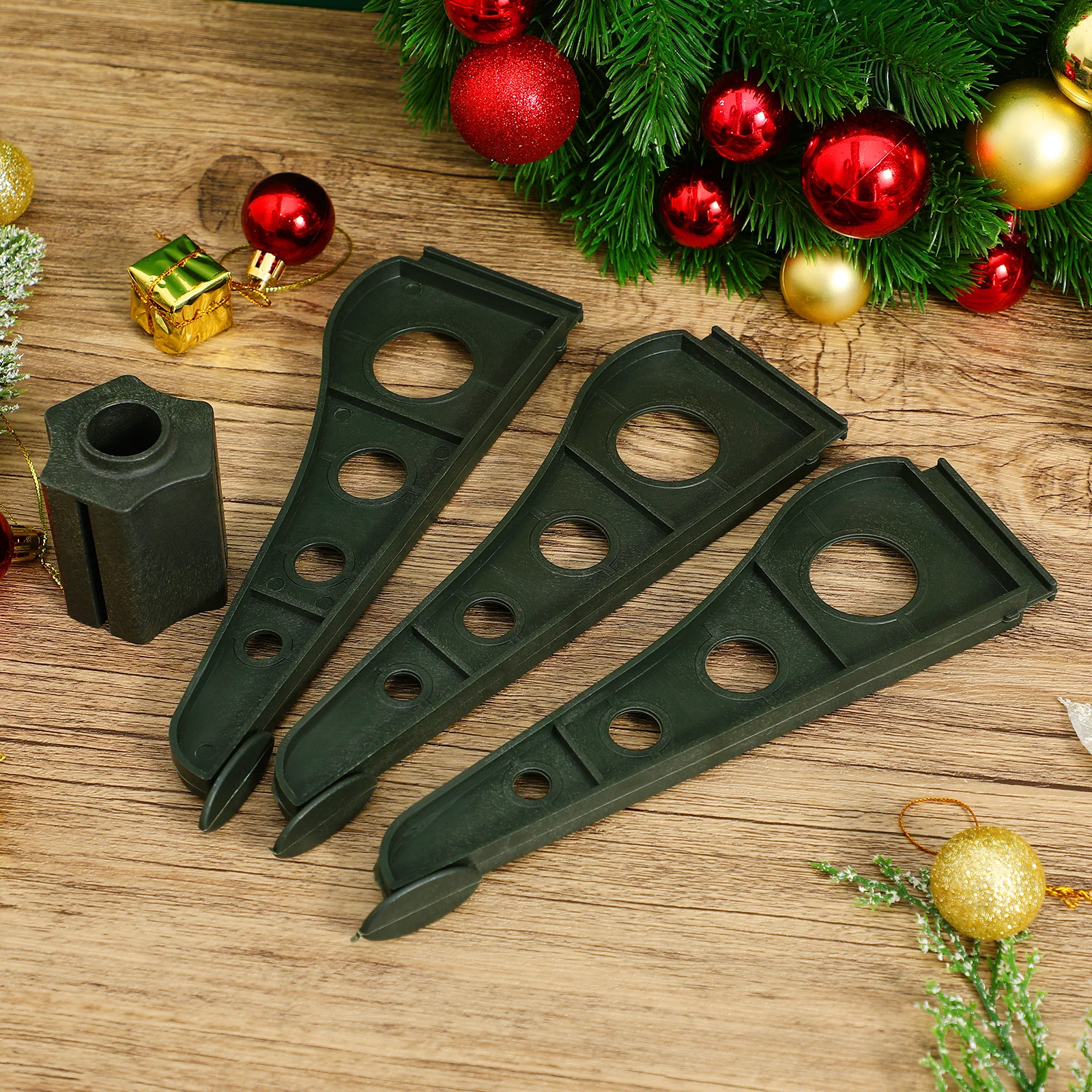 

Christmas Stand Xmas Base Sturdy Artificial Tree Holder Home Xmas Tree Support Bracket Smooth Edge