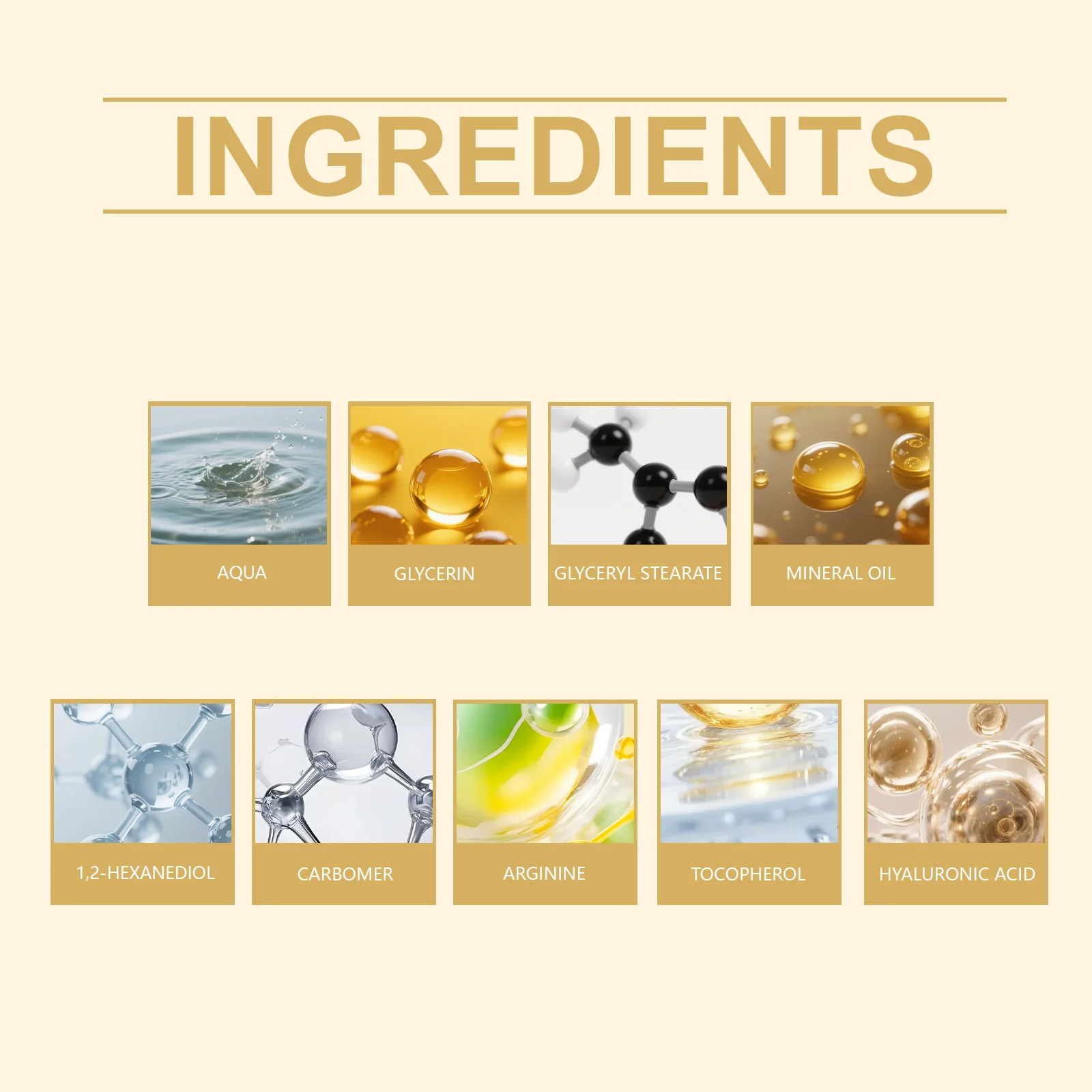 HOYGI Hyaluronic Acid Neck Cream Lifting Firming Moisturizing Skin Fades Fine Lines Reduce Double Chin Anti Aging Neck Serum