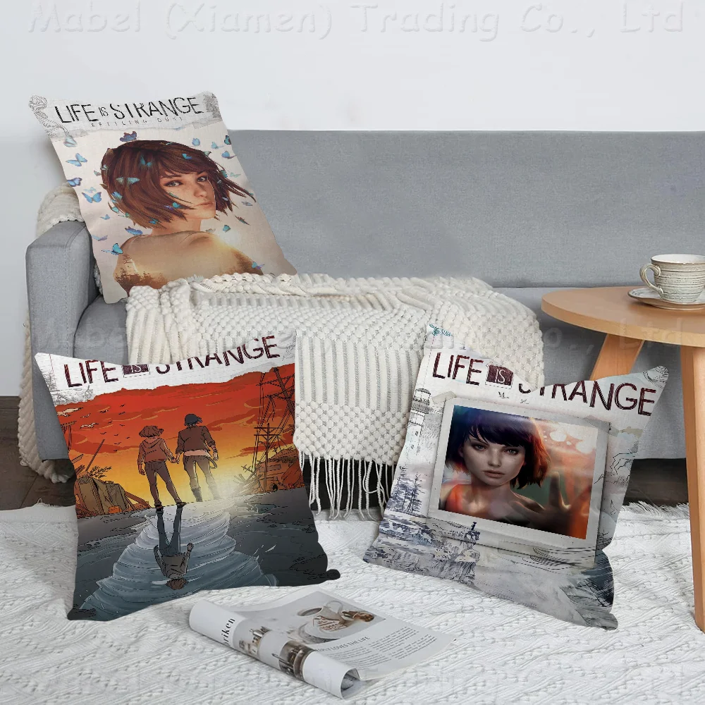 

Life Is Strange Office Cushion Pillowcase Car Cushion Cover45X45CM Lumbar Pillowcase Sofa Pillowcover