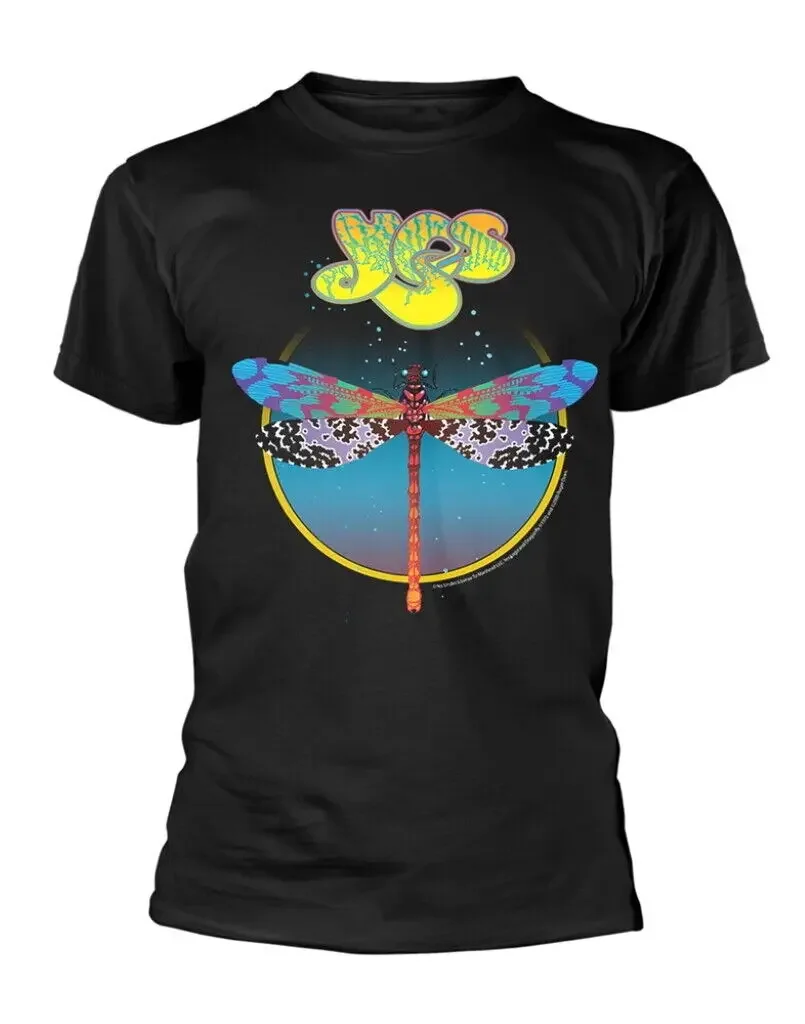 Yes Dragonfly Black T Shirt New Official