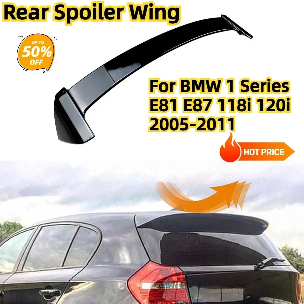 

Car Rear Roof Spoiler For BMW 1 Series E81 E87 2005-2011 118i 120i Wing Trunk Upper Splitter Lip Auto Accessory Decoration