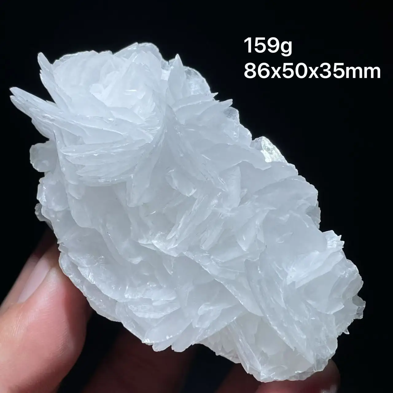 

100% natural white rose calcite UV pink mineral specimen from Yaogangxian