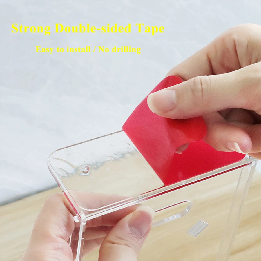 Mensola da parete per camera da letto cucina bagno Mini altoparlante senza foratura materiale durevole Display giocattolo supporto galleggiante 3 colori