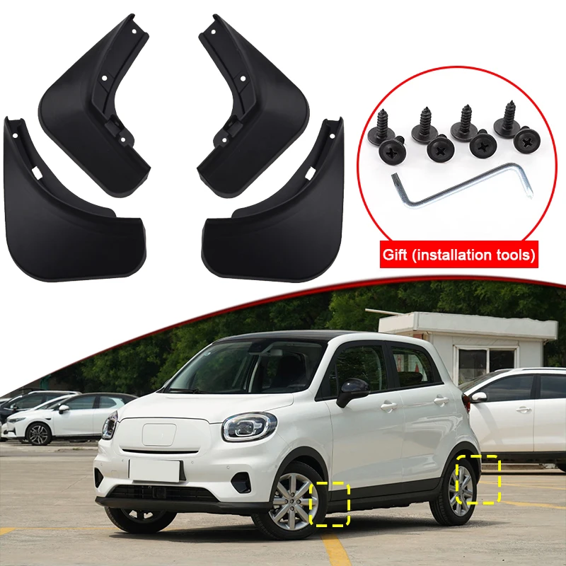 

Car Styling Fit For Leapmotor T03 2022 2023 ABS Car Mud Flaps Splash Guard Mudguards MudFlaps Front Rear Fender Auto Accessories