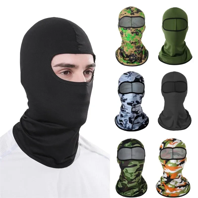 Camouflage Balaclava Full Face Mask Outdoor Sport Beanies Hat Hunting Bicycle Cycling Cap Women Men Bandana Neck Gaiter