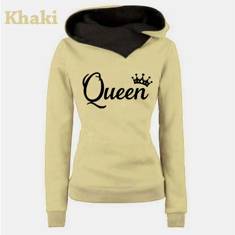 Autumn And Winter Ladies Hoodies Women\'s Print Hoodies Long Sleeve Hooded Sweatshirts Pullover