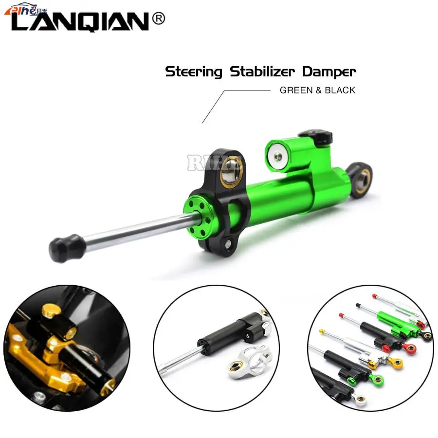 Universal Motorcycle CNC Damper Steering Stabilizer Linear Reversed Safety Control for BMW F700GS F 700 GS F700 GS F 700GS