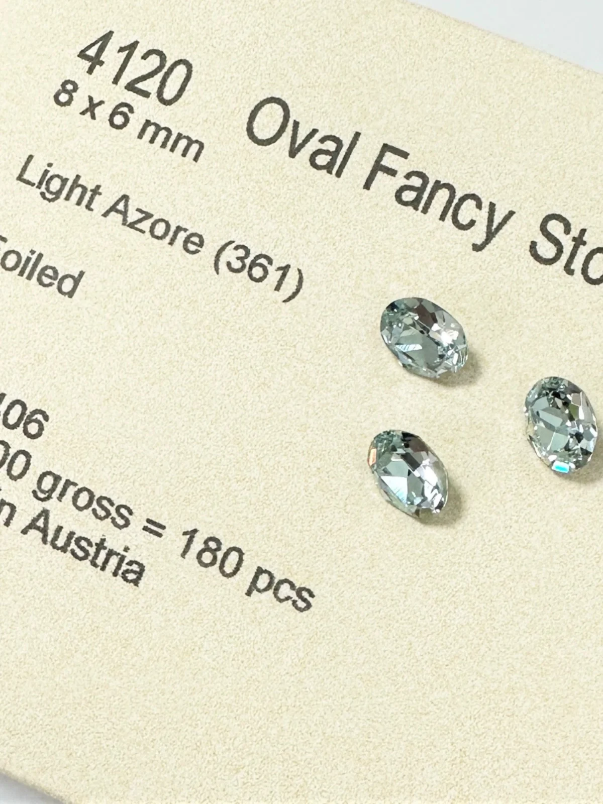 

420 стразов «Голубиное яйцо» Faion Stone 86 мм, светло-розово-голубые, для маникюра, DIY, эффектный, с кристаллами, аксессуары