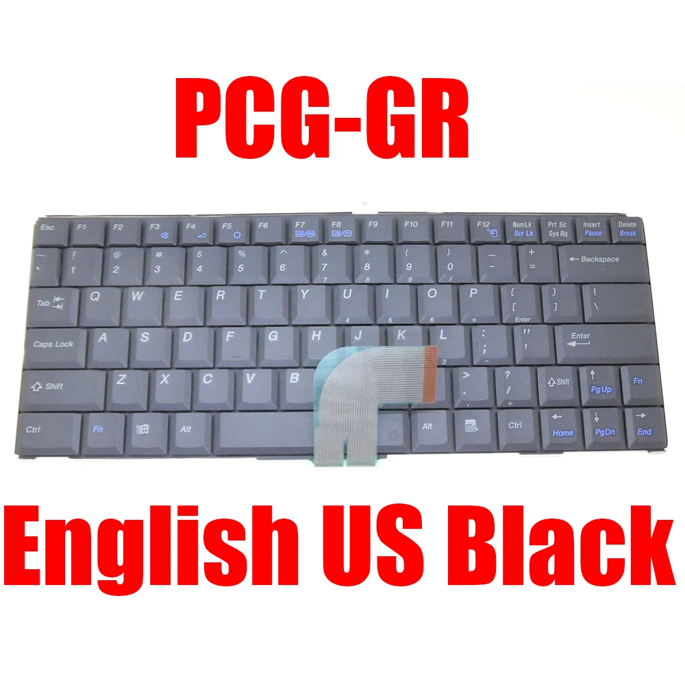 

Laptop Keyboard For SONY PCG-GR PCG-GR150 PCG-GR170 PCG-GR200 PCG-GR250 147678823 N860-7618-T001 English US Black New