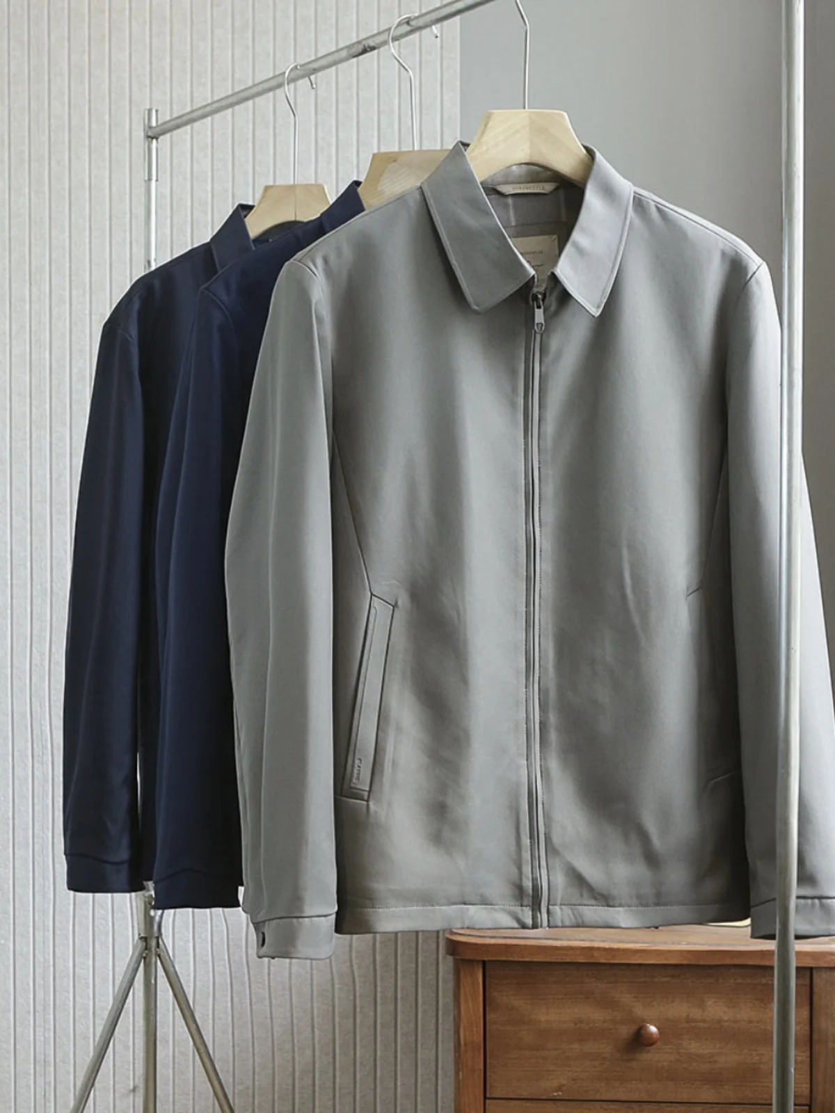 

Следующий! Кто кричал! Мужская осенняя однотонная универсальная повседневная куртка-пиджак с воротником для офиса