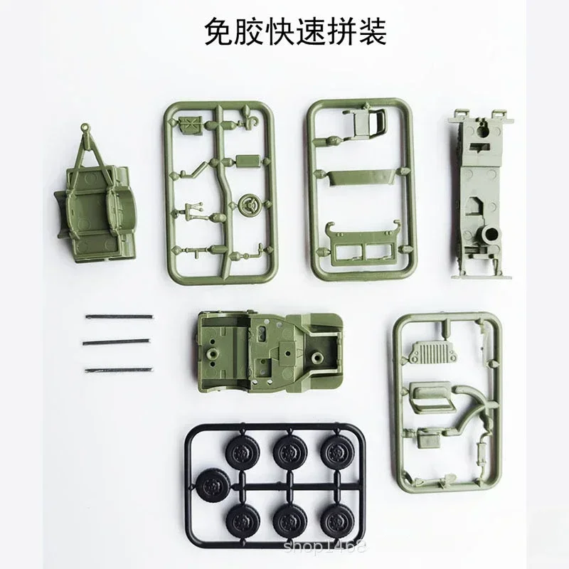 

4D 1/72 собранная модель Второй мировой войны США Allied Willis Jeep модель военное украшение коллекция автомобилей игрушка Sandpan игровые игрушки