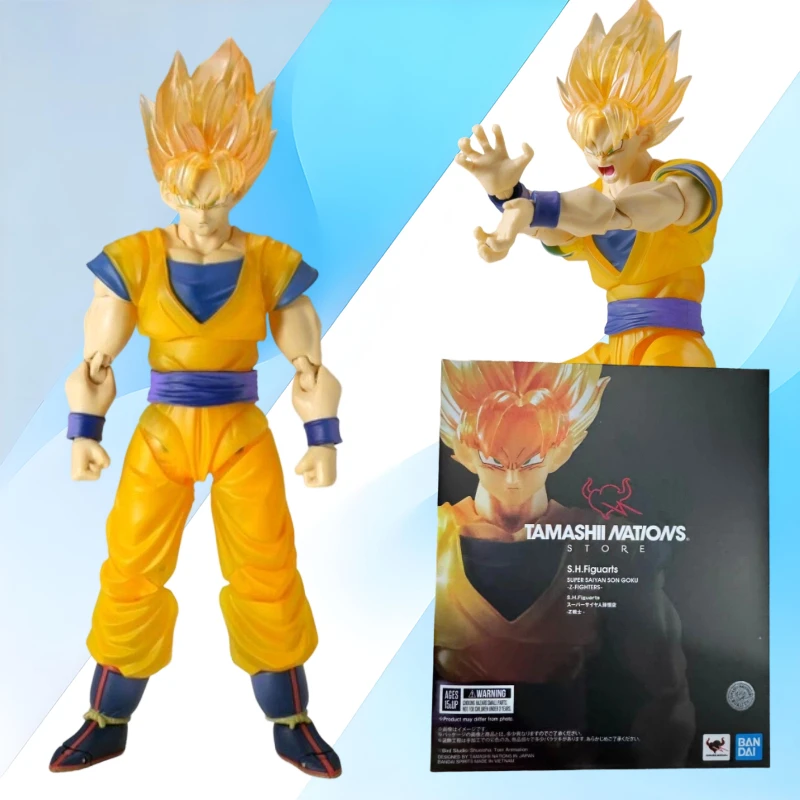 

Оригинальный товар от TAMASHII NATIONS STORE BANDAI S.H.Figuarts Super Saiyan Goku Z Warriors SHF Son Goku Dragon Ball Z