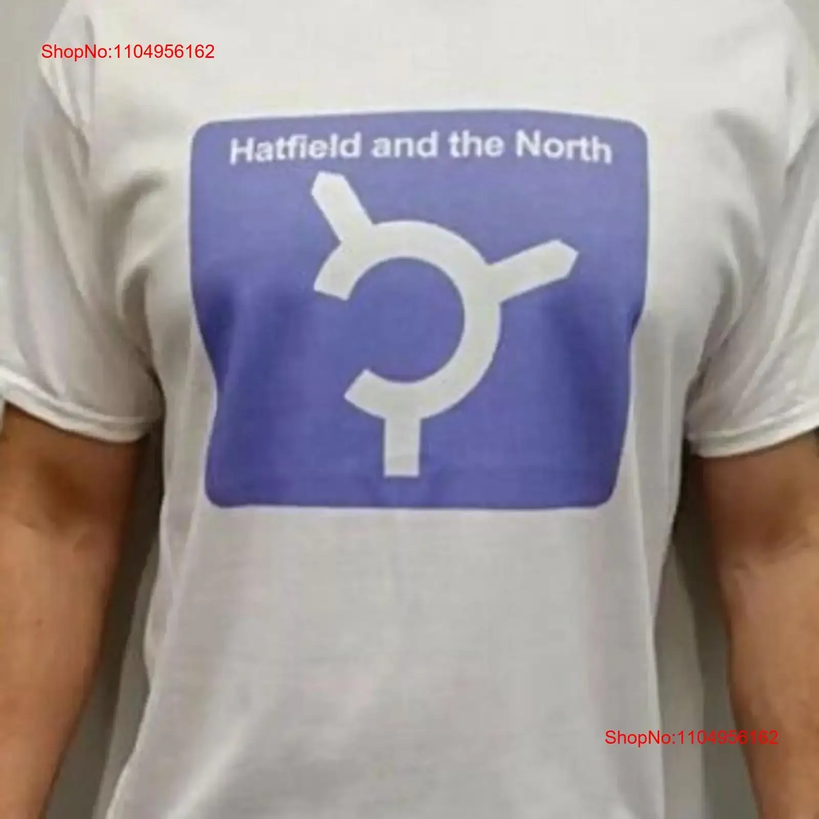 Hatfield And The North T Shirt Retro Style White 011 vintage Washed Soft homme designer clothes Slightly streetwear Breathable