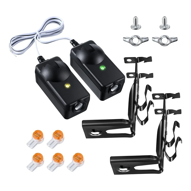 Capteur de sécurité avec support de remplacement rapide, compatible avec les yeux de faisceau de capteur, capteurs de porte de garage, adapté pour Rivière A5034