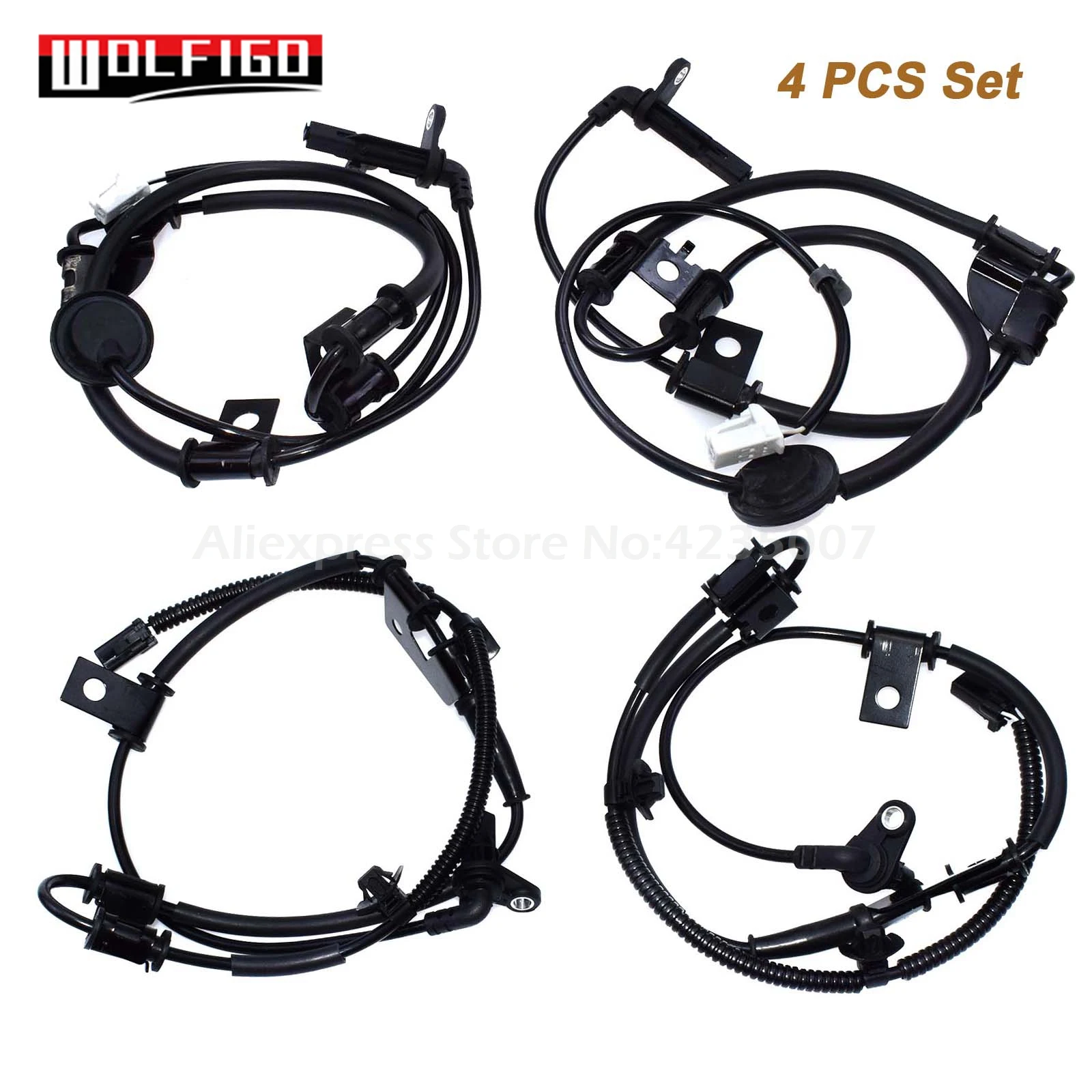 ABS Wheel Speed Sensor Front Rear Left Right For Hyundai Tucson Kia Sportage 2.0L 2.7L 2005 2006 2007 2008 2009 95670-2E300