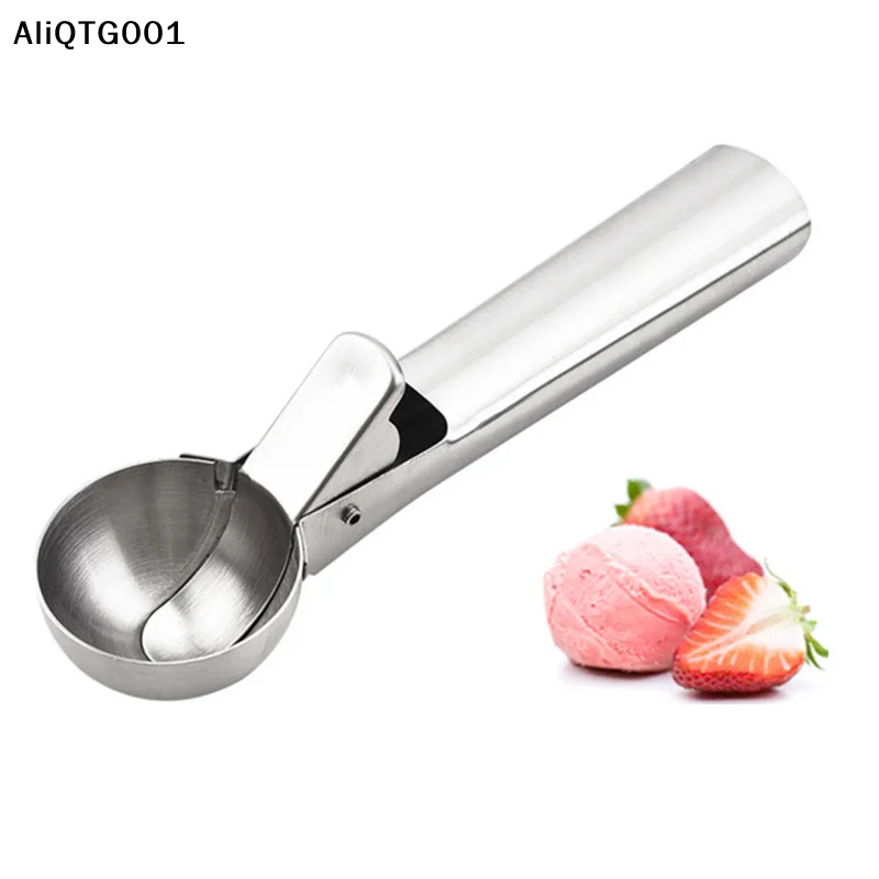 

Ложка для мороженого из нержавеющей стали, антипригарная, для фруктового мороженого, льда, арбуза, инструмент для кухни