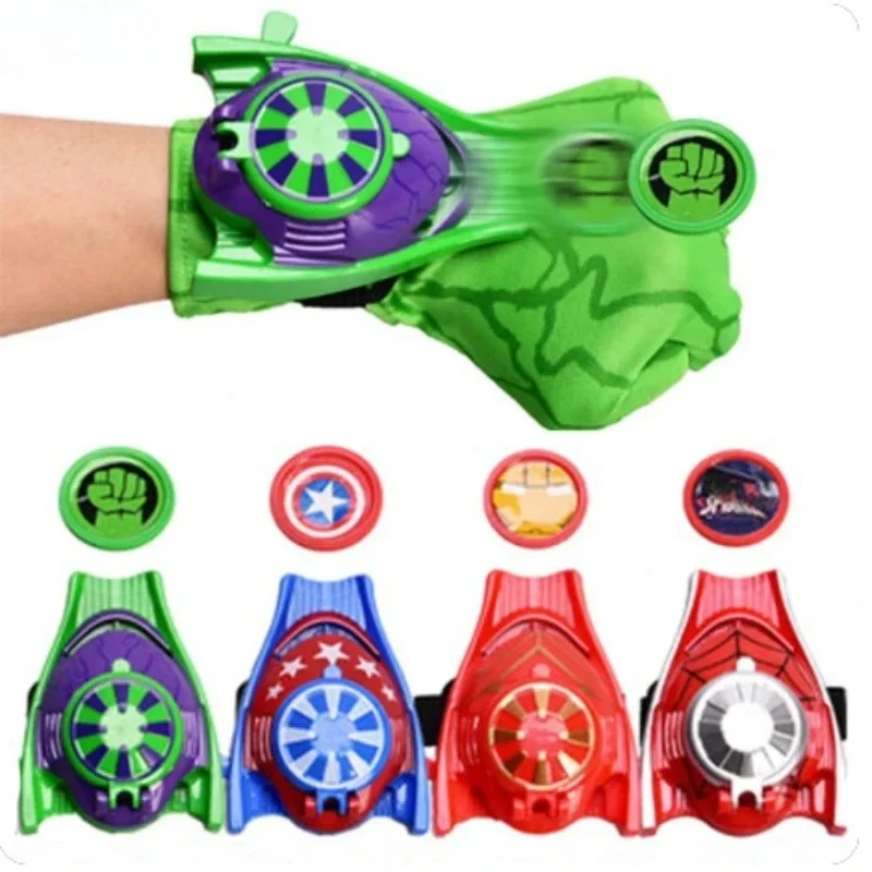 Film-Peripherieartikel MW Superhelden Hulk Iron Man Cosplay-Launcher-Handschuhe Anime-Themen-Spielzeug Kostüm-Launcher Geburtstagsgeschenk