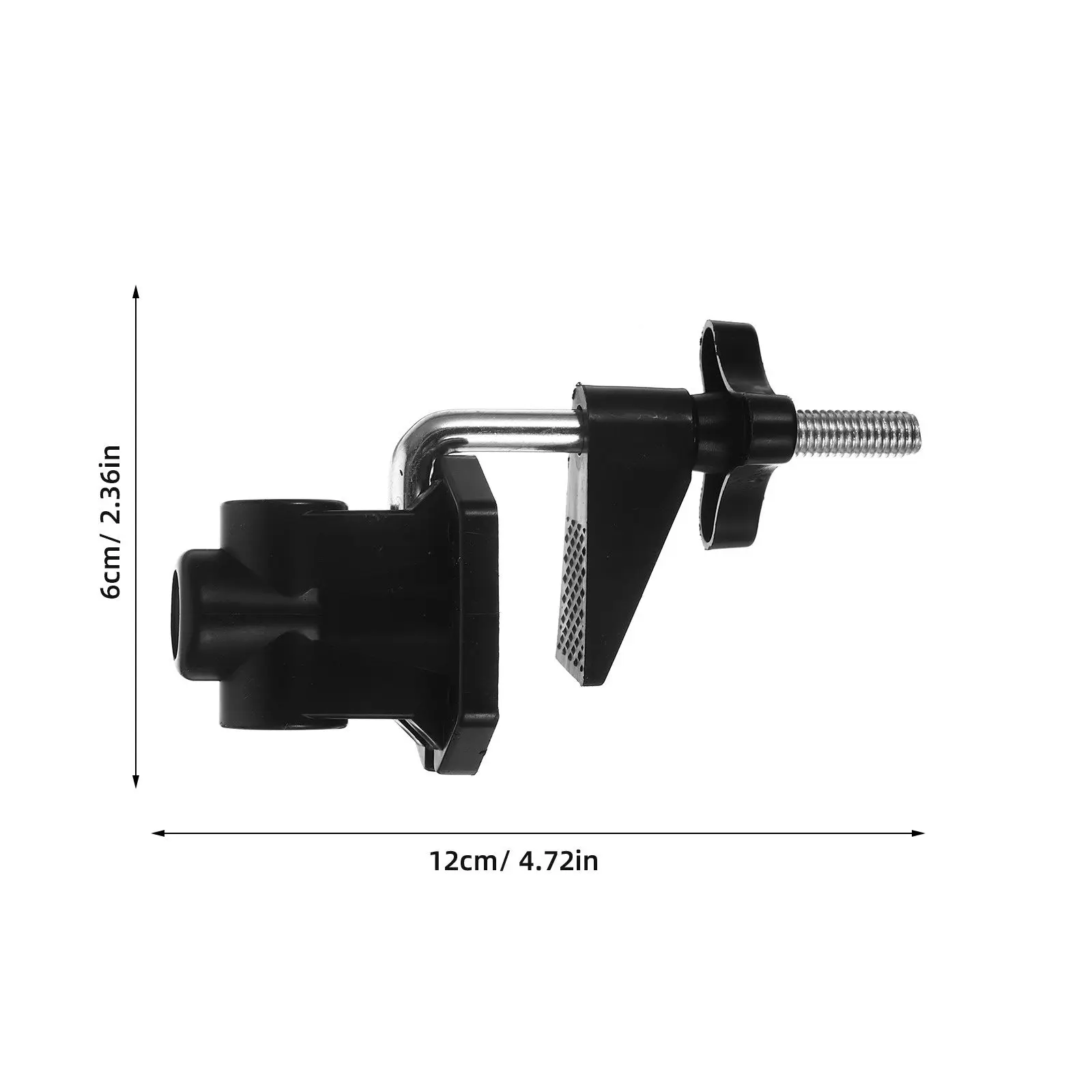 3Pcs Premium Metal Table Lamp Clip Sturdy Alloy Desktop Lamp Holder Firm Non Slip Fixing Clamp for Study Room Living Space