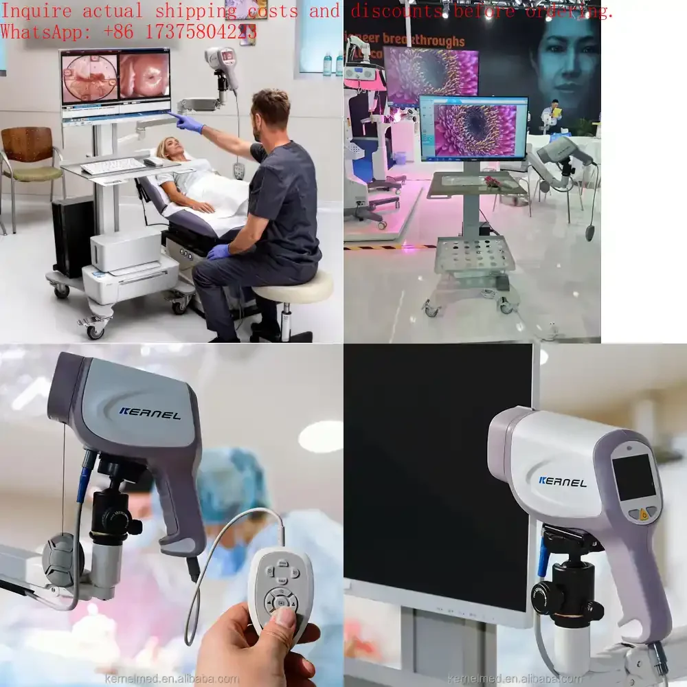 Affordable Kernel 4K colposcopy with full high-resolution video colposcopy for cervical screening, HPV testing, and women's