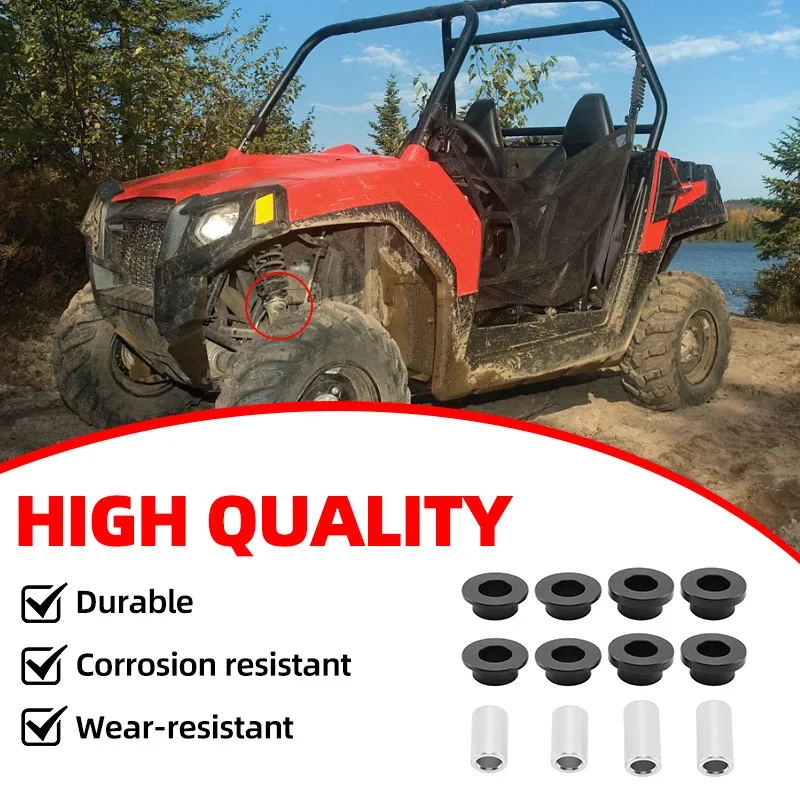 Suku Cadang ATV 7042078 7042333 Kit Lengan Bushing Lengan Ayun Peredam Kejut Aluminium untuk Polaris Ranger 1000 900 800 700 570 500 XP