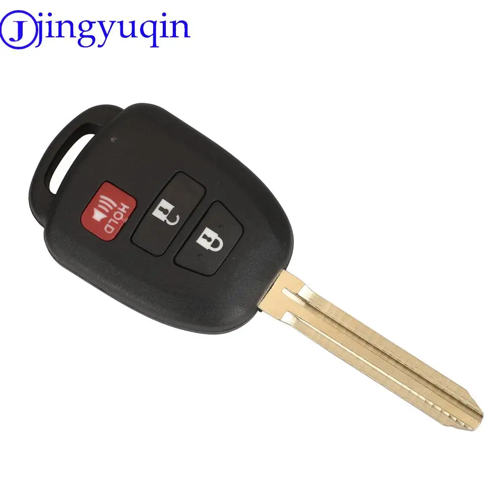 Jingyuqin 3/4 Buttons HYQ12BDM 314.4Mhz Remote Key G/ H Chip For Toyota Camry Corolla 2012-2017 HYQ12BEL No Mark