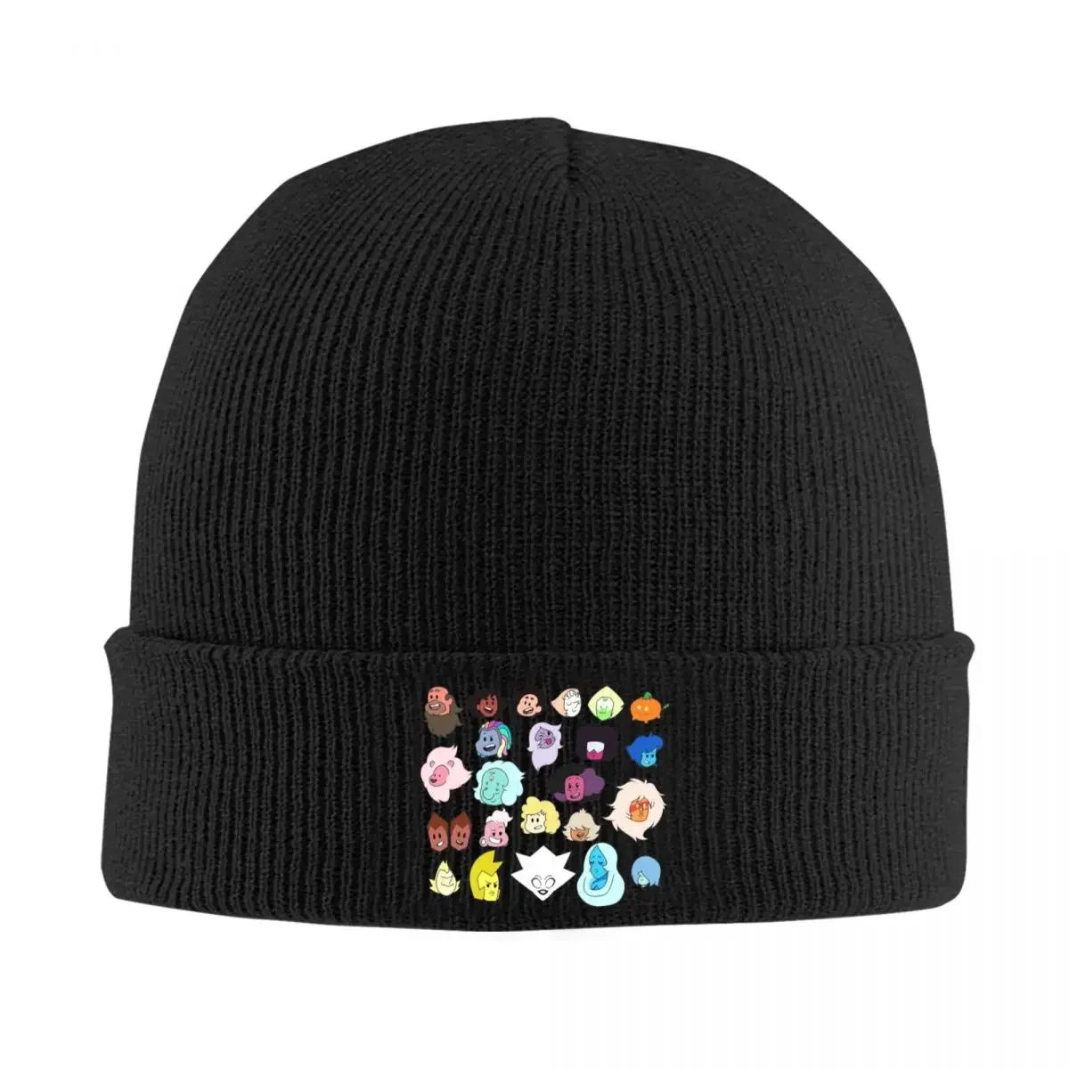 Steven Universe Heads Warm Knitted Cap Fashion Bonnet Hat Autumn Winter Outdoor Beanies Hats for Men Women Adult