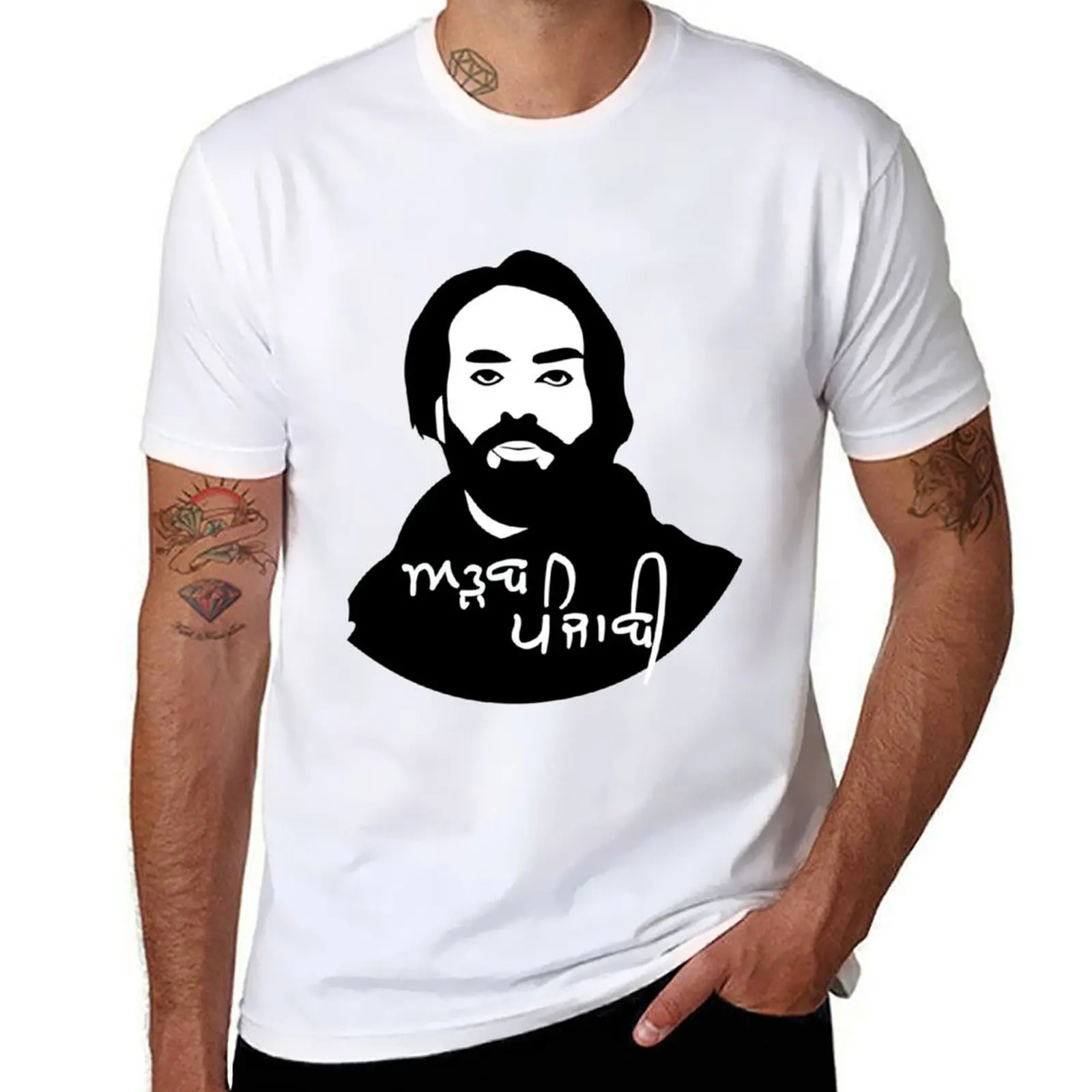 

Adab Punjabi Babbu Maan T-Shirt men t shirt cotton 100% funny t shirts cotton man t shirts high quality luxury brand T-shirt